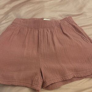 Cynthia Rowley High Waist Dusty Pink Shorts